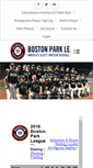 Mobile Screenshot of bostonparkleague.org