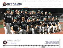 Tablet Screenshot of bostonparkleague.org